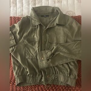 Lulus Olive Green shacket